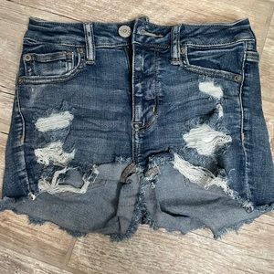 American eagle ripped shorts